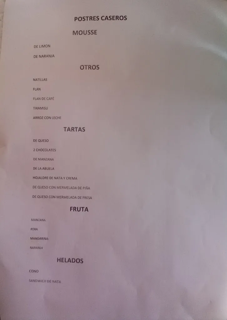 Menu_Bar restaurante el rollo_Muñosancho_image_3