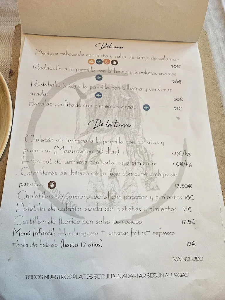 Menu_Restaurante/bar La Escuela_Narros del Puerto_image_1