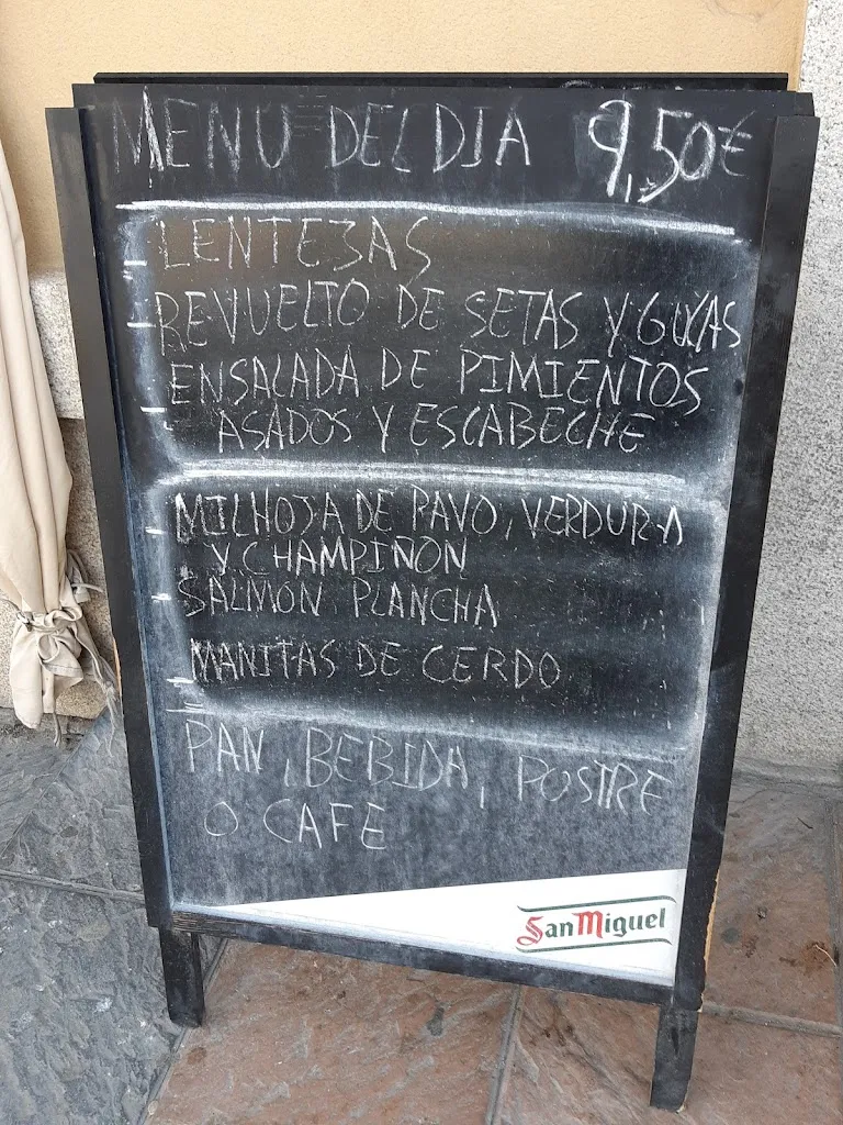 Menu_LA PINEDA Hostal - Restaurante_Nava del Barco_image_3