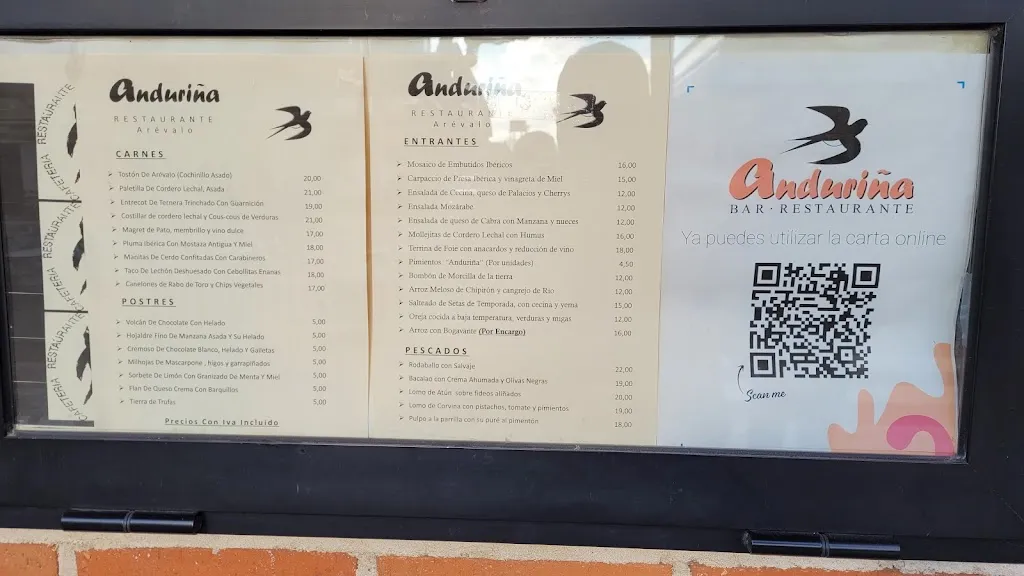 Menu_Restaurante Anduriña_Nava de Arévalo_immagine_4