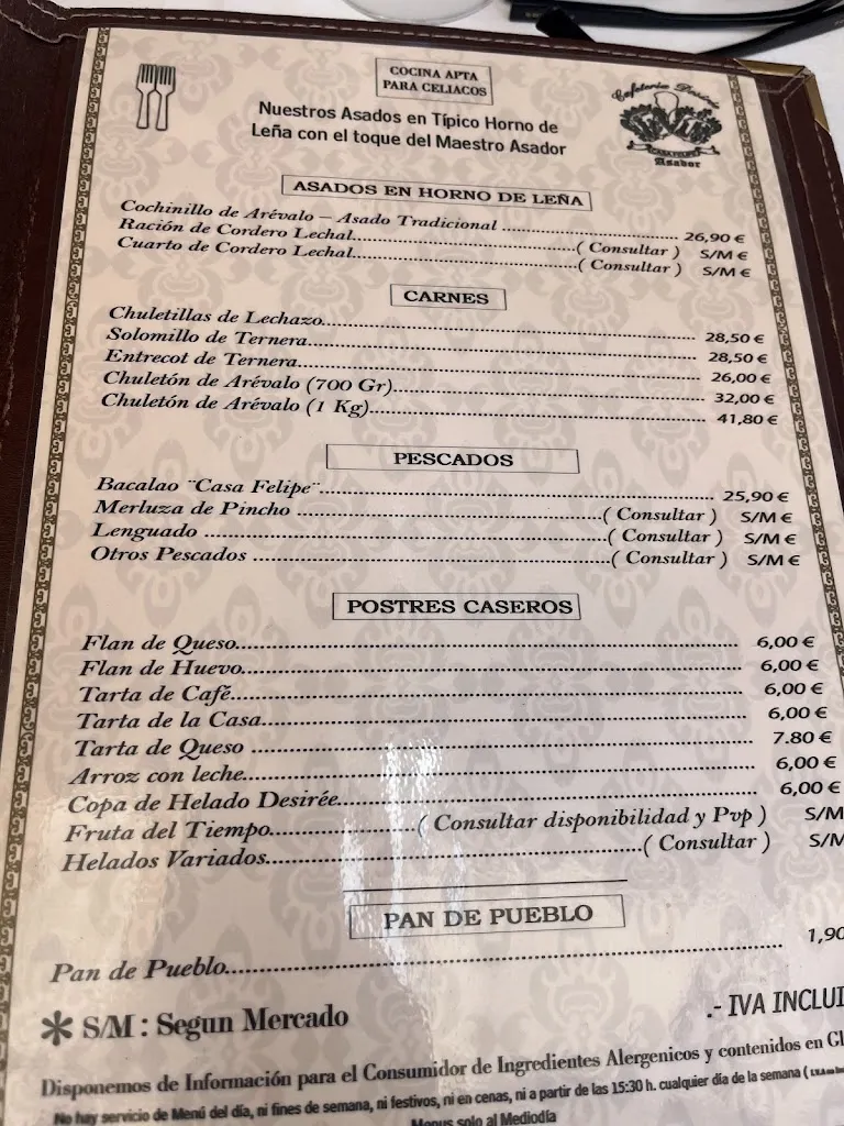 Menu_Asador Casa Felipe_Nava de Arévalo_image_2
