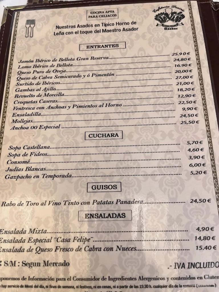 Menu_Asador Casa Felipe_Nava de Arévalo_image_3