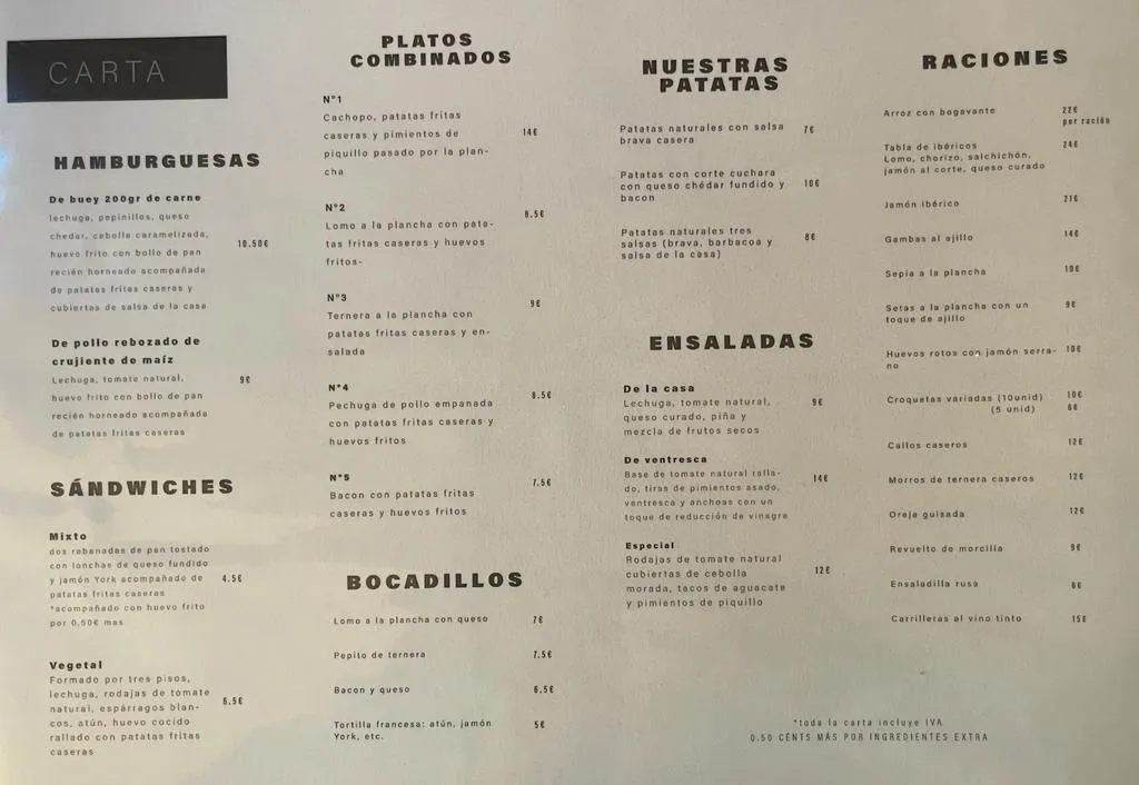 Menu_Casa Simona_Nava de Arévalo_image_1