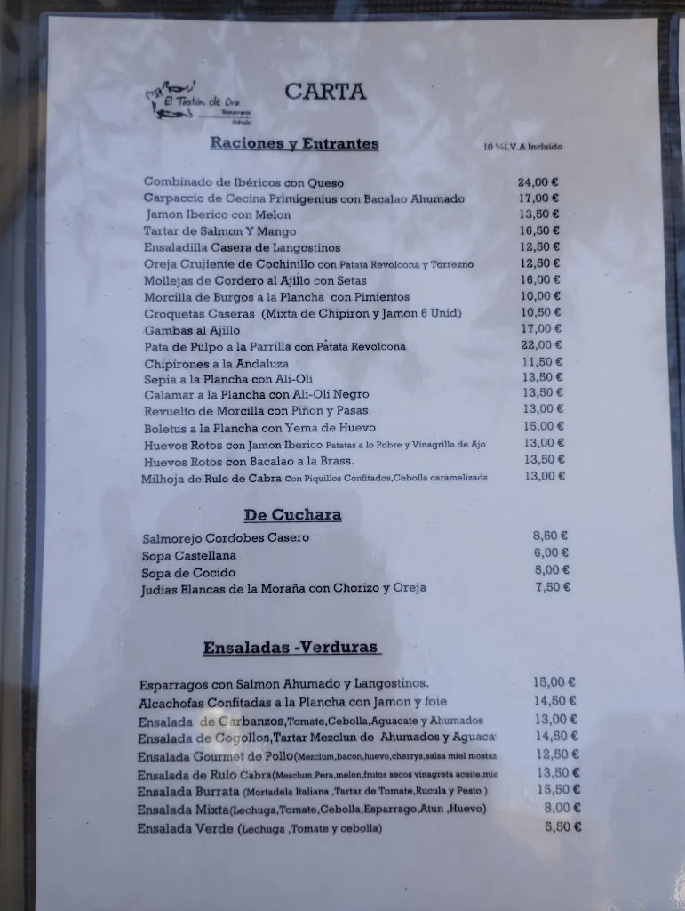 Menu_Restaurante El Tostón de Oro_Nava de Arévalo_image_1