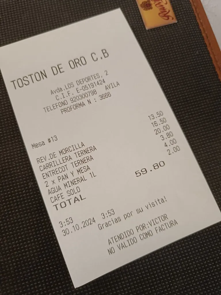 Tania Diez_Restaurante El Tostón de Oro_Nava de Arévalo_review