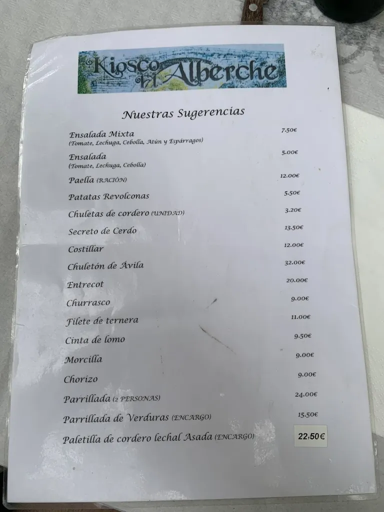 Menu_Kiosco El Alberche_Navalosa_image_3