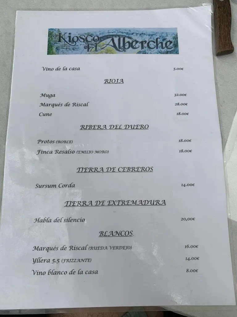 Menu_Kiosco El Alberche_Navalosa_image_4