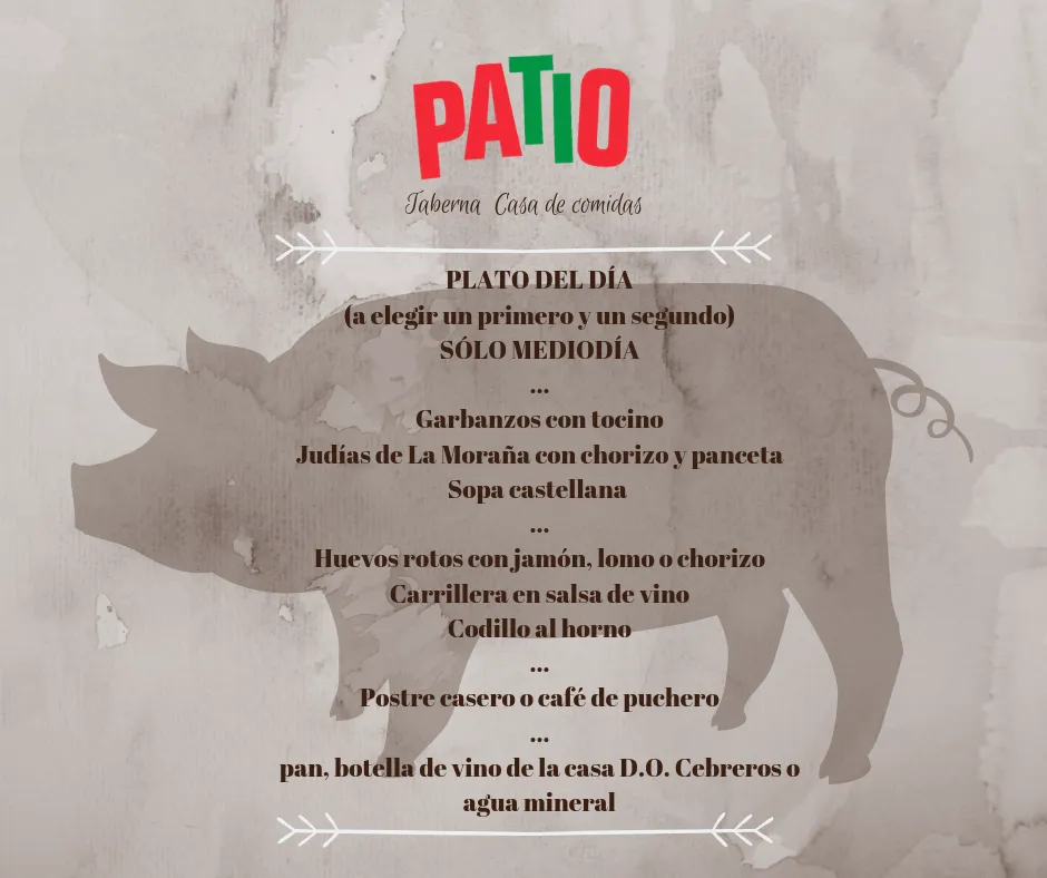 Menu_PATIO · Taberna · Terraza Jardín_Navalperal de Pinares_image_1