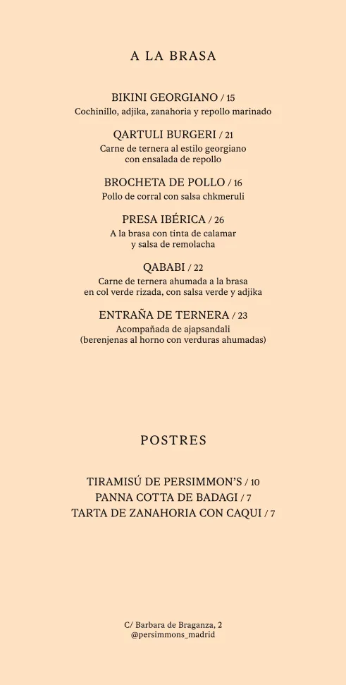 Menu_Persimmons - Georgian restaurant Madrid_Padiernos_image_2