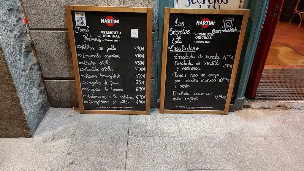 Menu_Los Secretos de Lola Restaurante_Oso El_image_3