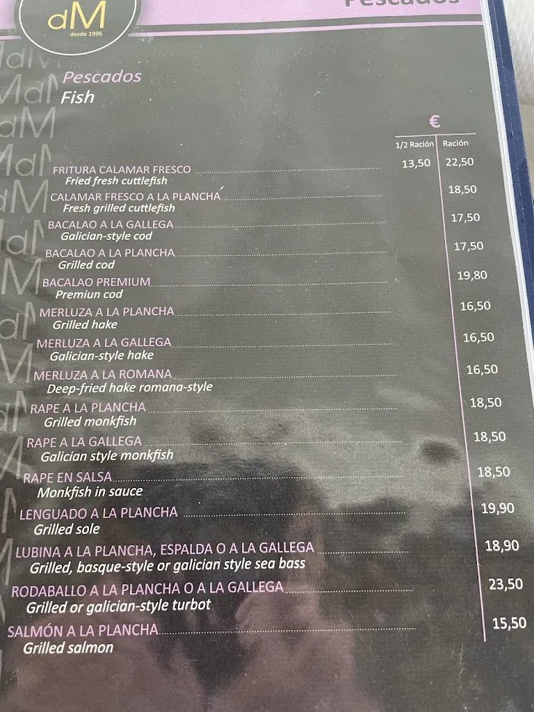 Menu_Meson Restaurante De Manuel_Ferrol_image_4