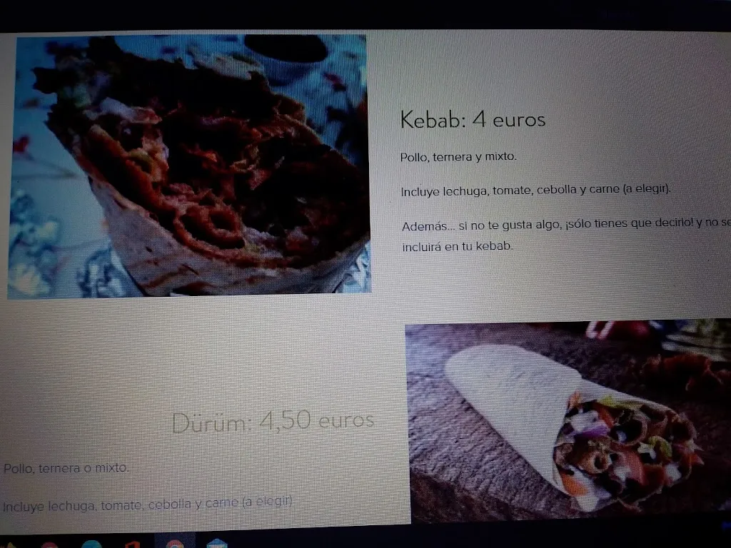 Menu_Oasis bar/kebab_Navas del Marqués Las_immagine_2