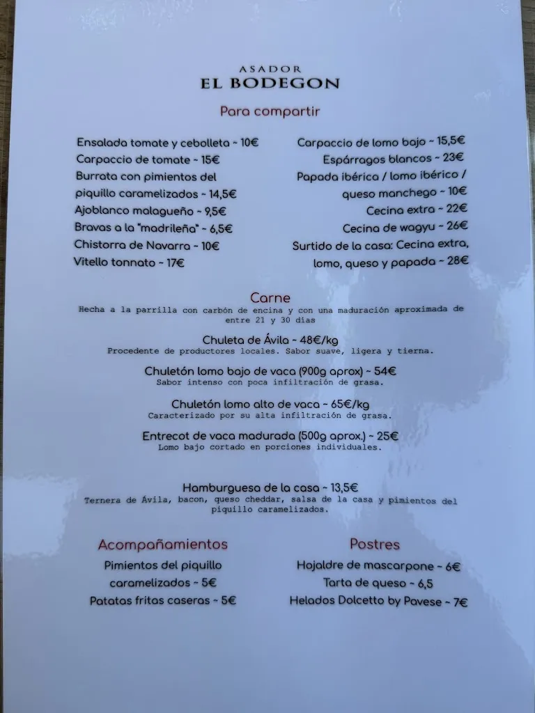 Menu_Asador El Bodegón_Navaluenga_image_1