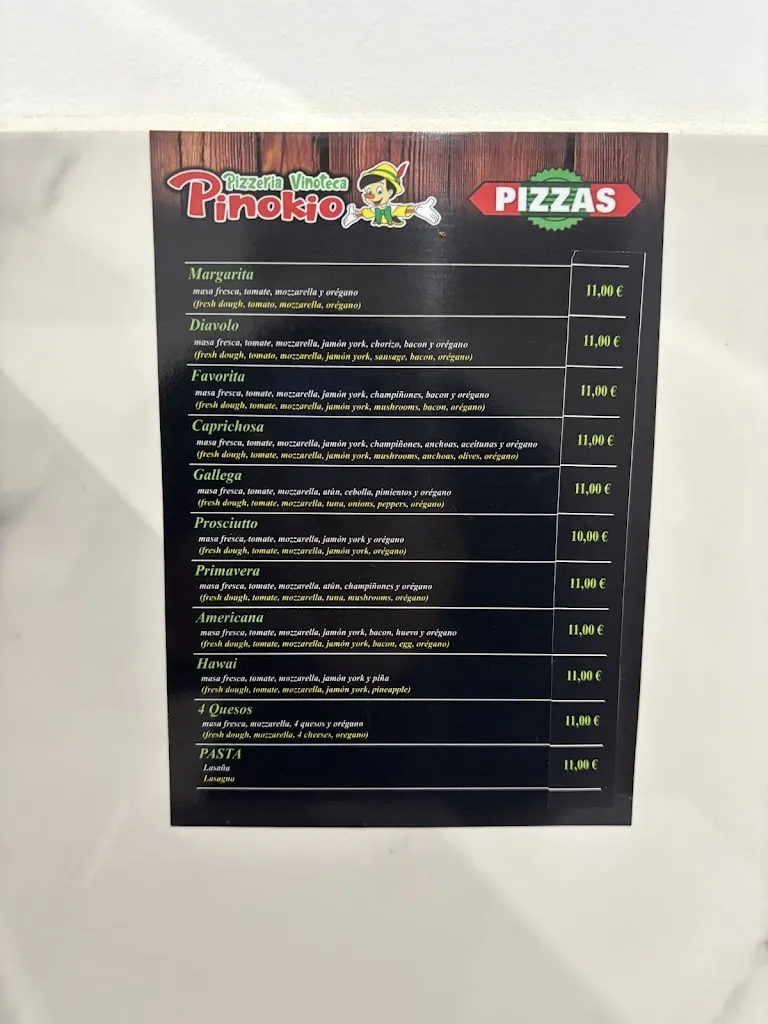 Menu_Pizzeria Pinokio_Mazaricos_image_1