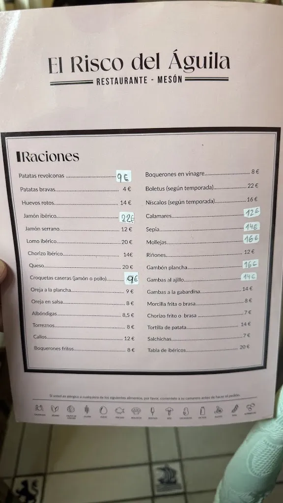 Menu_El Risco Del Aguila_Peguerinos_image_1