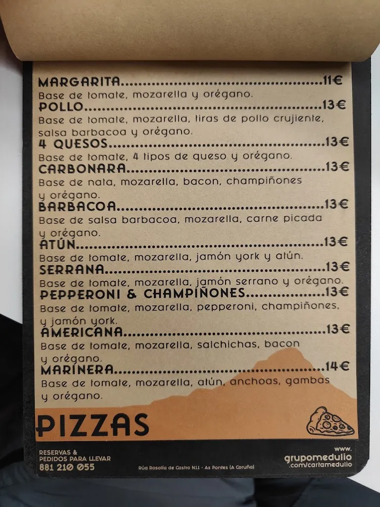 Menu_Cervecería Medulio_As Pontes de García Rodríguez_image_1