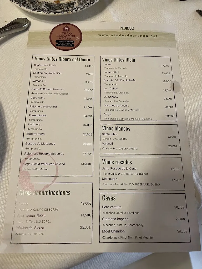Menu_El Asador de Aranda_Puerto Castilla_image_2