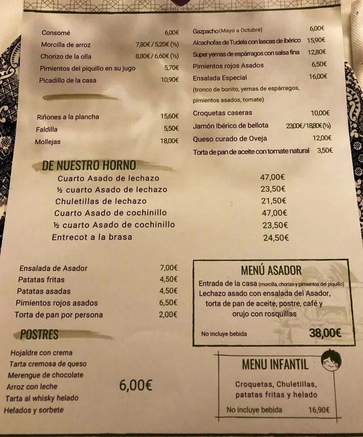 Menu_El Asador de Aranda_Puerto Castilla_image_3