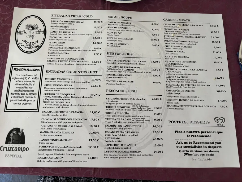 Menu_Restaurante Casa Raimundo_Riofrío_image_3