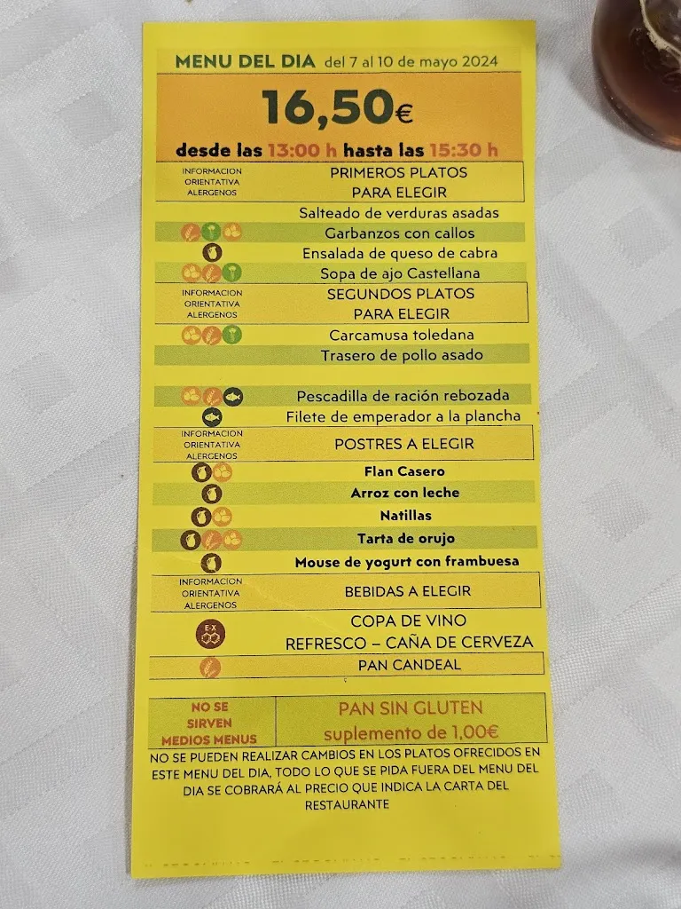Menu_Mesón Restaurante EL SEGOVIANO_Riofrío_image_1