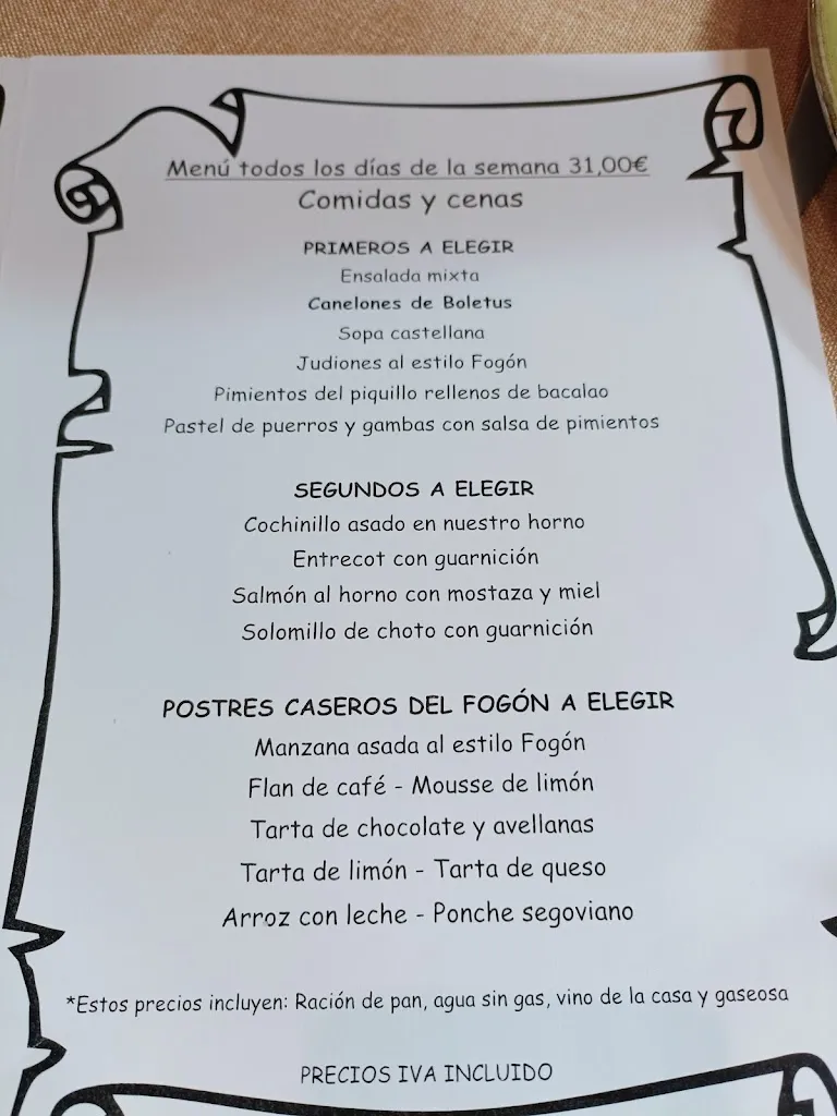Menu_EL FOGON DE VALENTINA_Riofrío_image_1