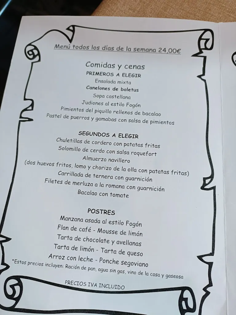 Menu_EL FOGON DE VALENTINA_Riofrío_image_2