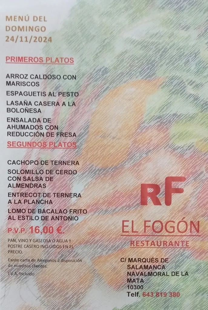 Menu_Restaurante El Fogón_Navalmoral_image_1