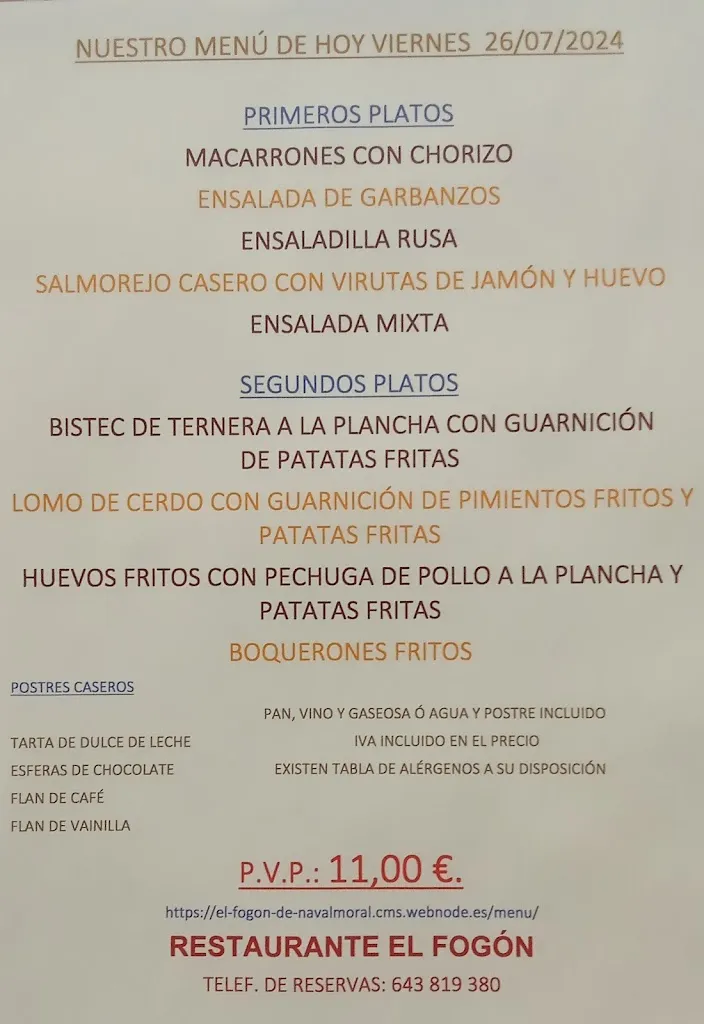 Menu_Restaurante El Fogón_Navalmoral_image_2