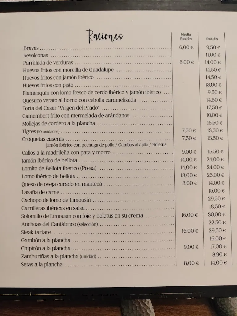 Menu_La Taberna Del Loco_Navalmoral_immagine_1