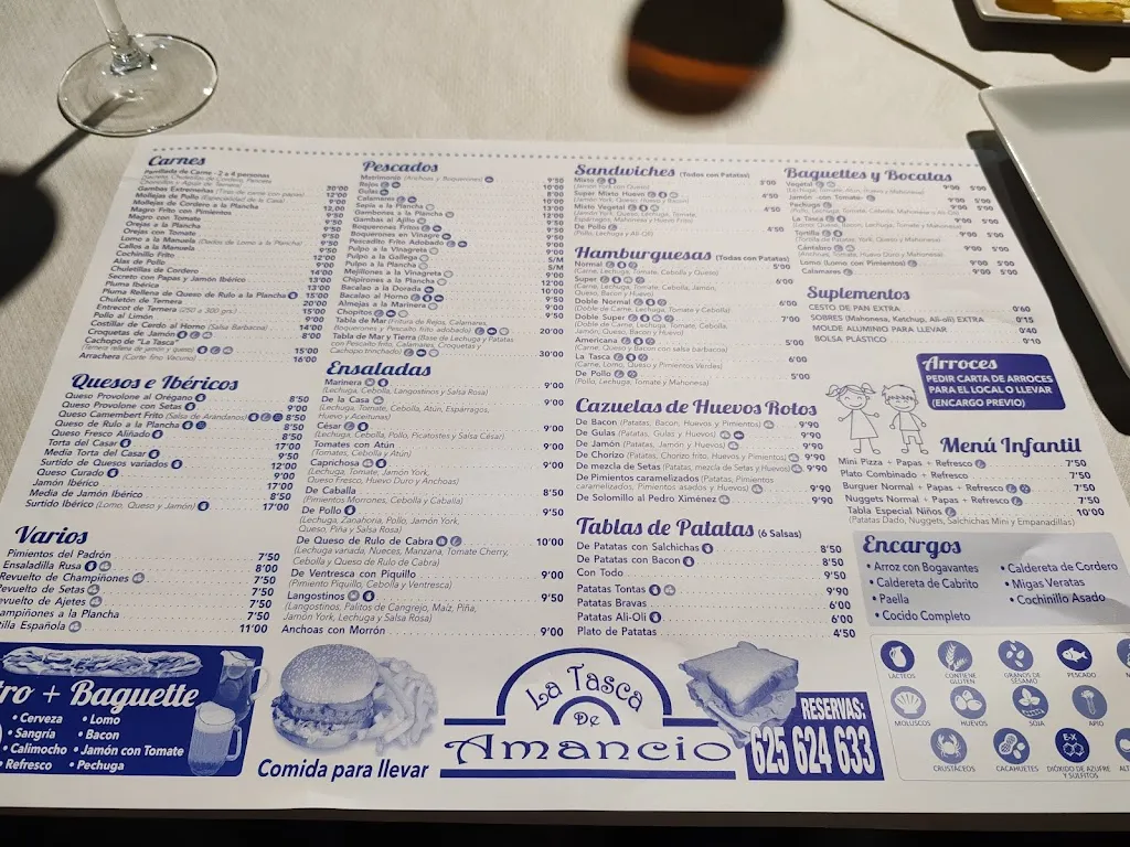 Menu_La Tasca de Amancio_Navalmoral_image_1