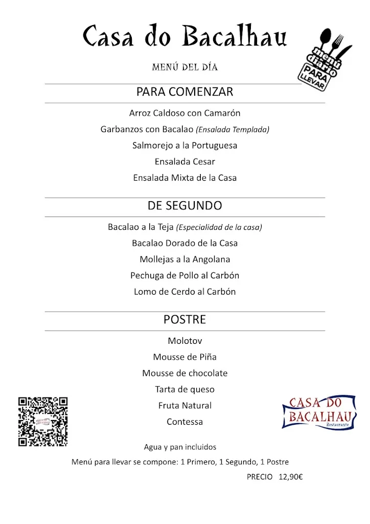 Menu_Restaurante Casa do Bacalhau_Navalmoral_image_1