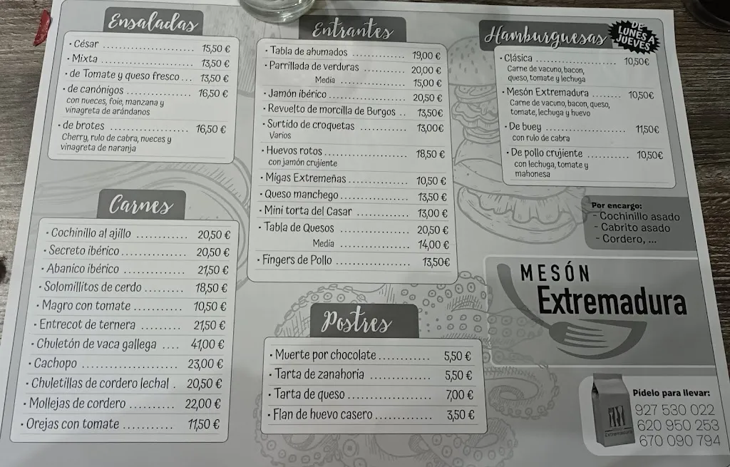 Menu_Extremadura Mesón Restaurante_Navalmoral_image_1