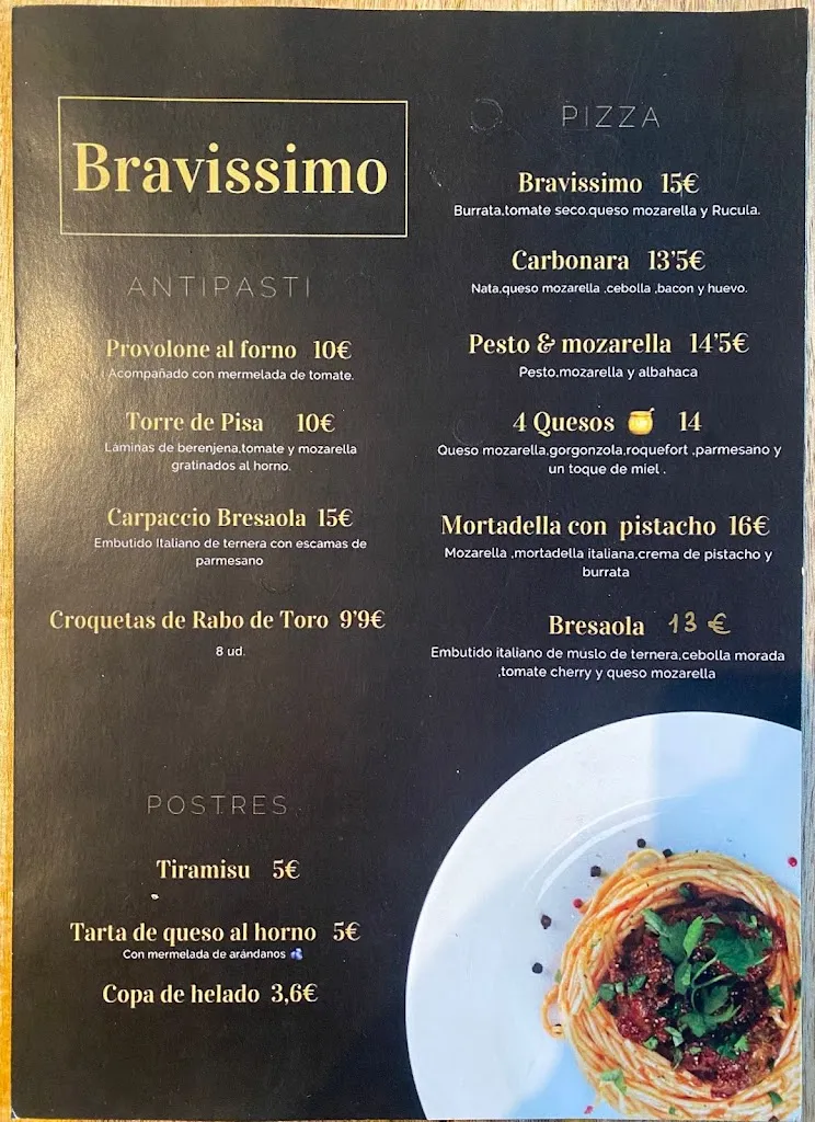 Menu_BRAVISSIMO Restaurante_Navalmoral_image_1