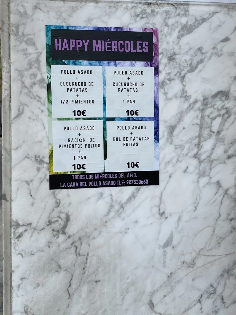 Menu_La Casa Del Pollo Asado_Navalmoral_immagine_1