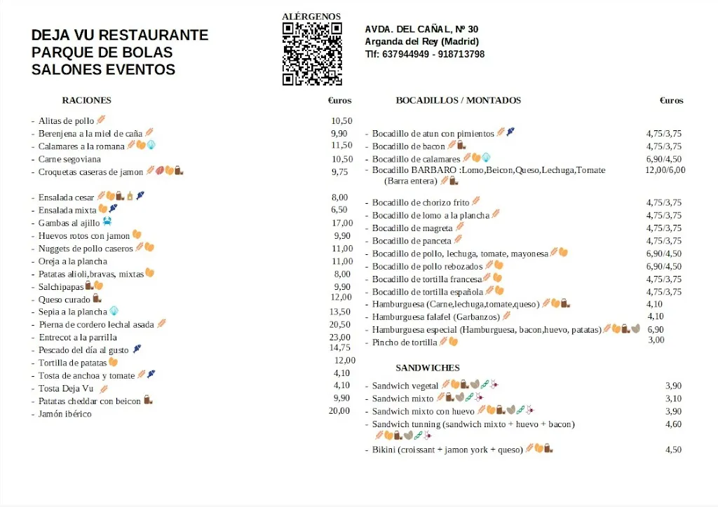 Menu_Restaurante Déjà Vu Bodas y Comuniones_Poveda_image_1
