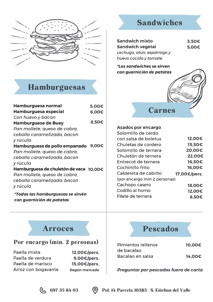 Menu_Restaurante Piscina Oliver_San Esteban de Zapardiel_image_2