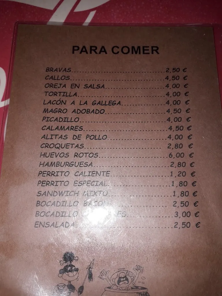 Menu_Terraza Restaurante El Congo_Piedralaves_image_1