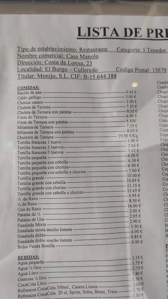 Menu_Casa Manolo Restaurant_Culleredo_image_4