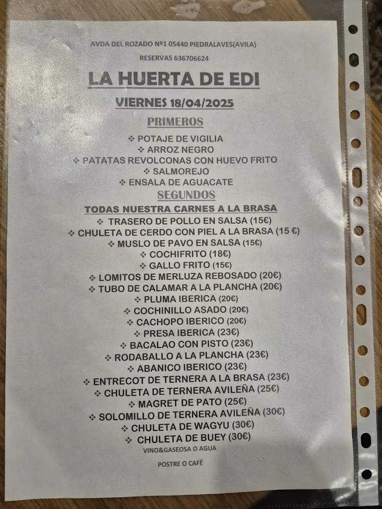 Menu_Restaurante Cervecería La Huerta de Edi_Piedralaves_image_3