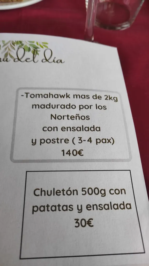 Menu_Posada Quinta San José_Piedralaves_image_3