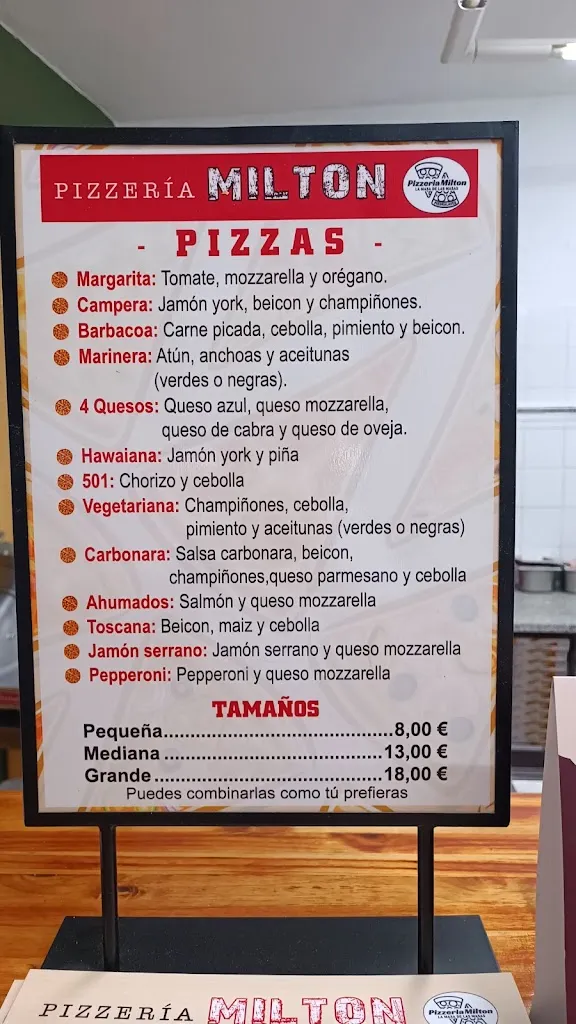 Menu_Milton pizza de piedralaves_Piedralaves_image_1