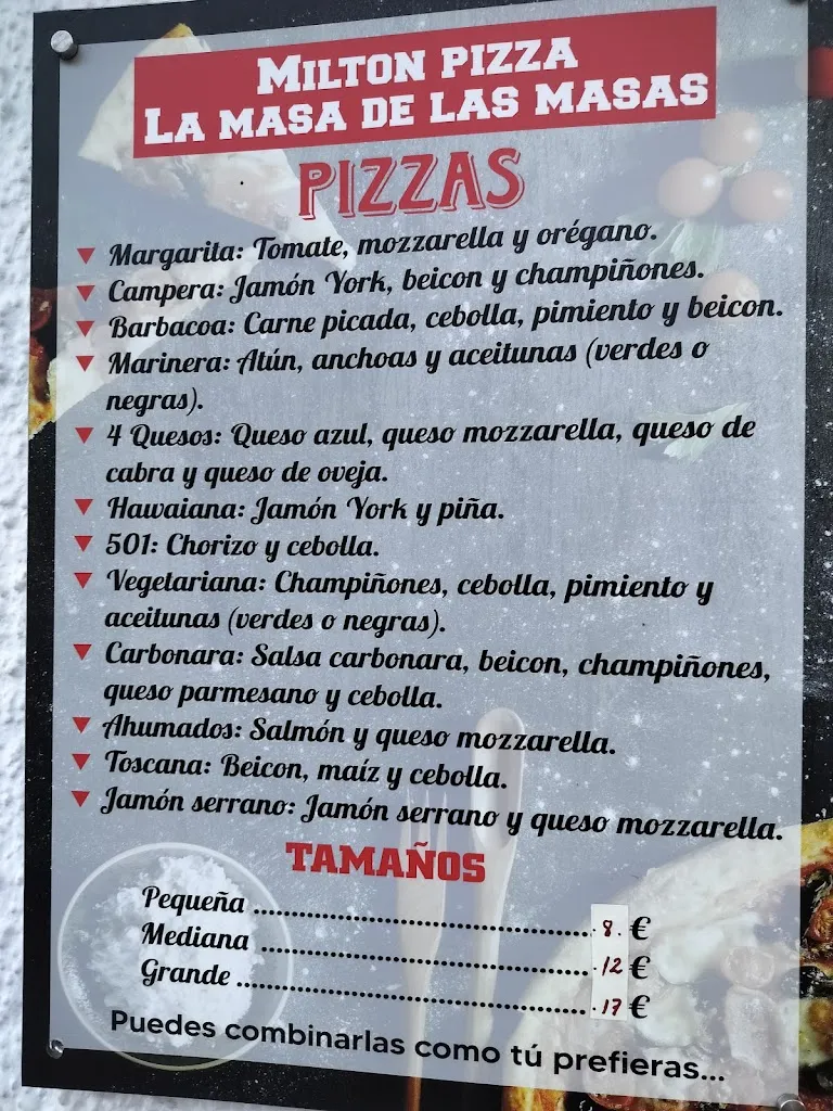 Menu_Milton pizza de piedralaves_Piedralaves_image_3