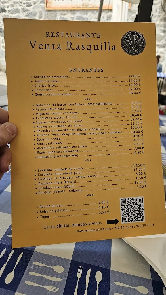 Menu_Hostal - Restaurante 