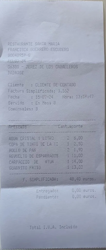 Carlos Busto Capeáns_Restaurante Santa Maria_Santa María de los Caballeros_review