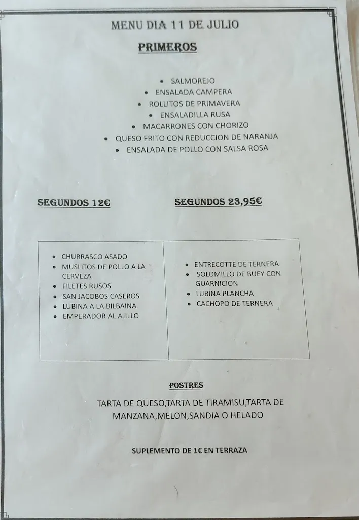 Menu_Bar-Restaurante El Lindero_San Martín de la Vega del Alberche_image_1