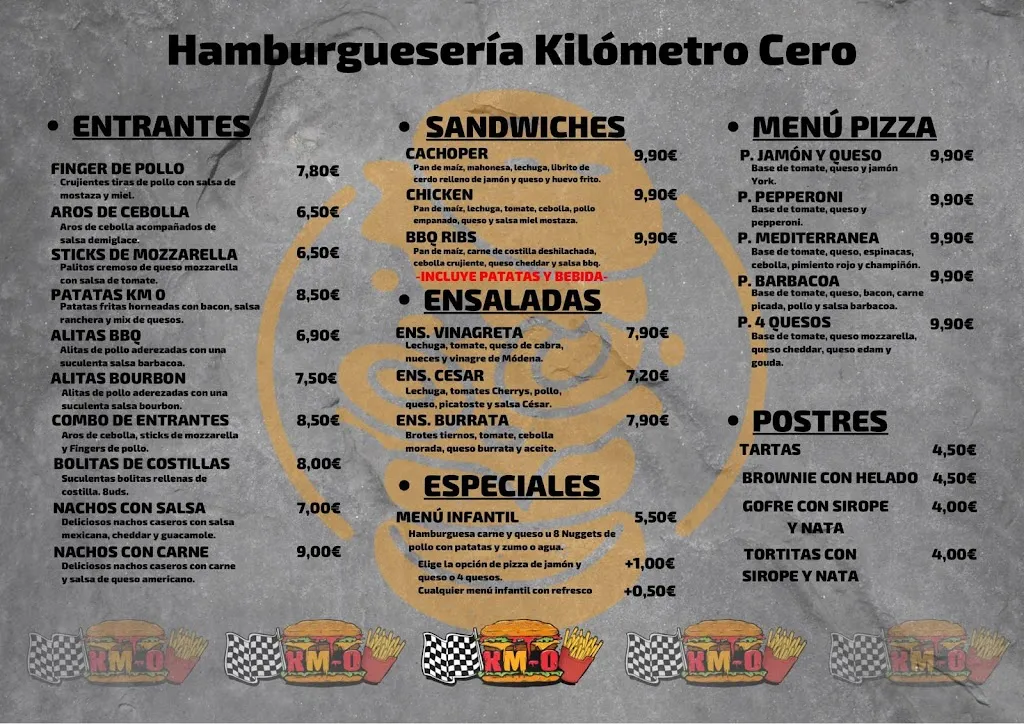 Menu_Hamburguesería Kilómetro cero_San Martín de la Vega del Alberche_immagine_2