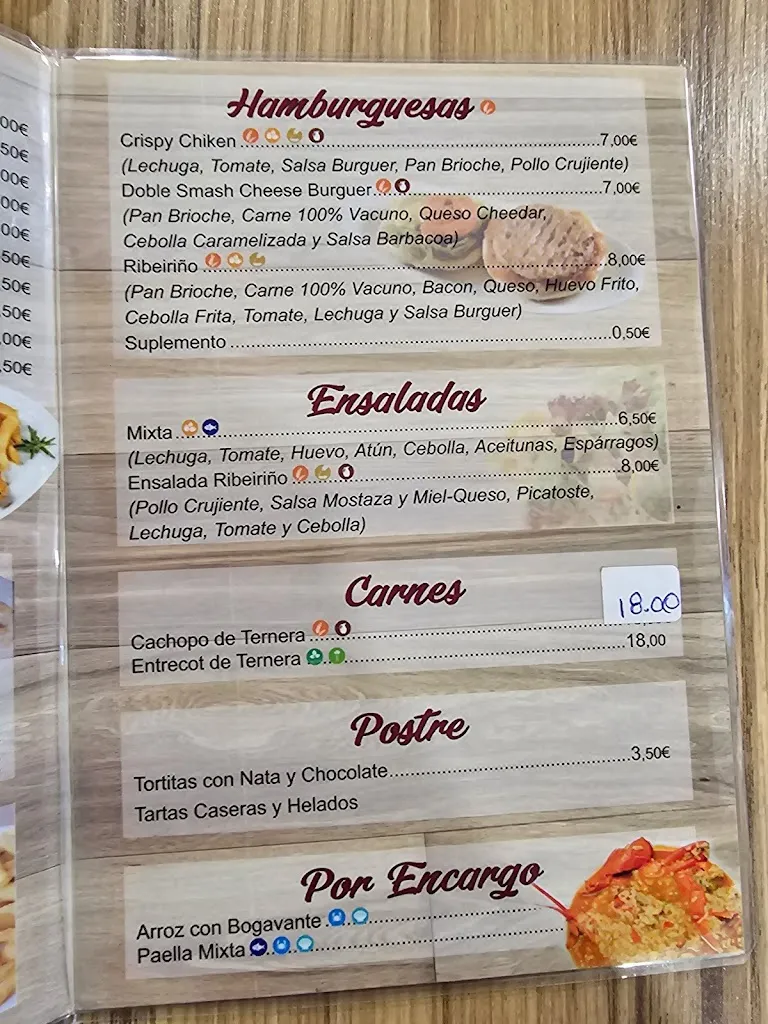 Menu_El Ribeiriño Cervecería - Restaurante_San Martín de la Vega del Alberche_image_4