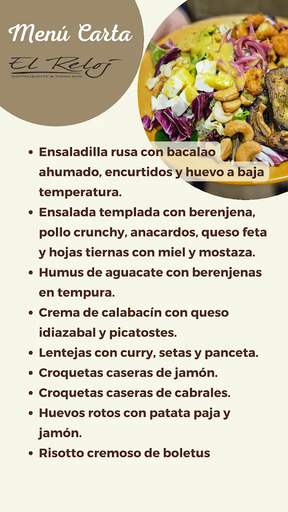 Menu_El Reloj Restaurante_Serrada La_immagine_3