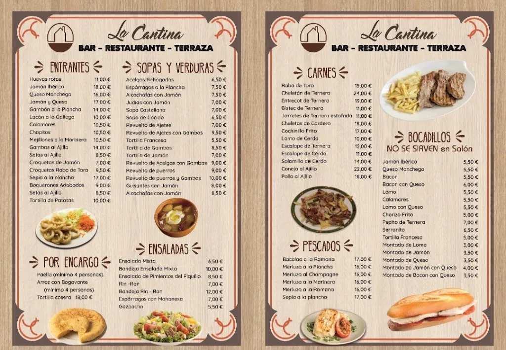 Menu_Restaurante terraza 