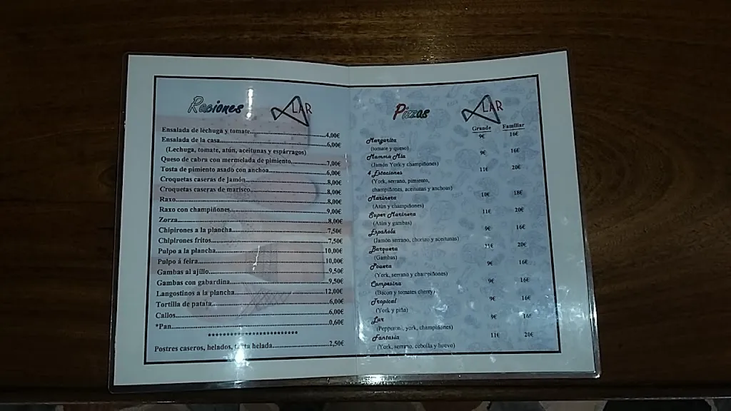 Menu_Bar O Lar_As Pontes de García Rodríguez_image_1